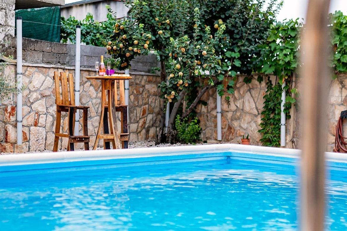 Villa Oaza Primosten With Heated Pool Eksteriør billede